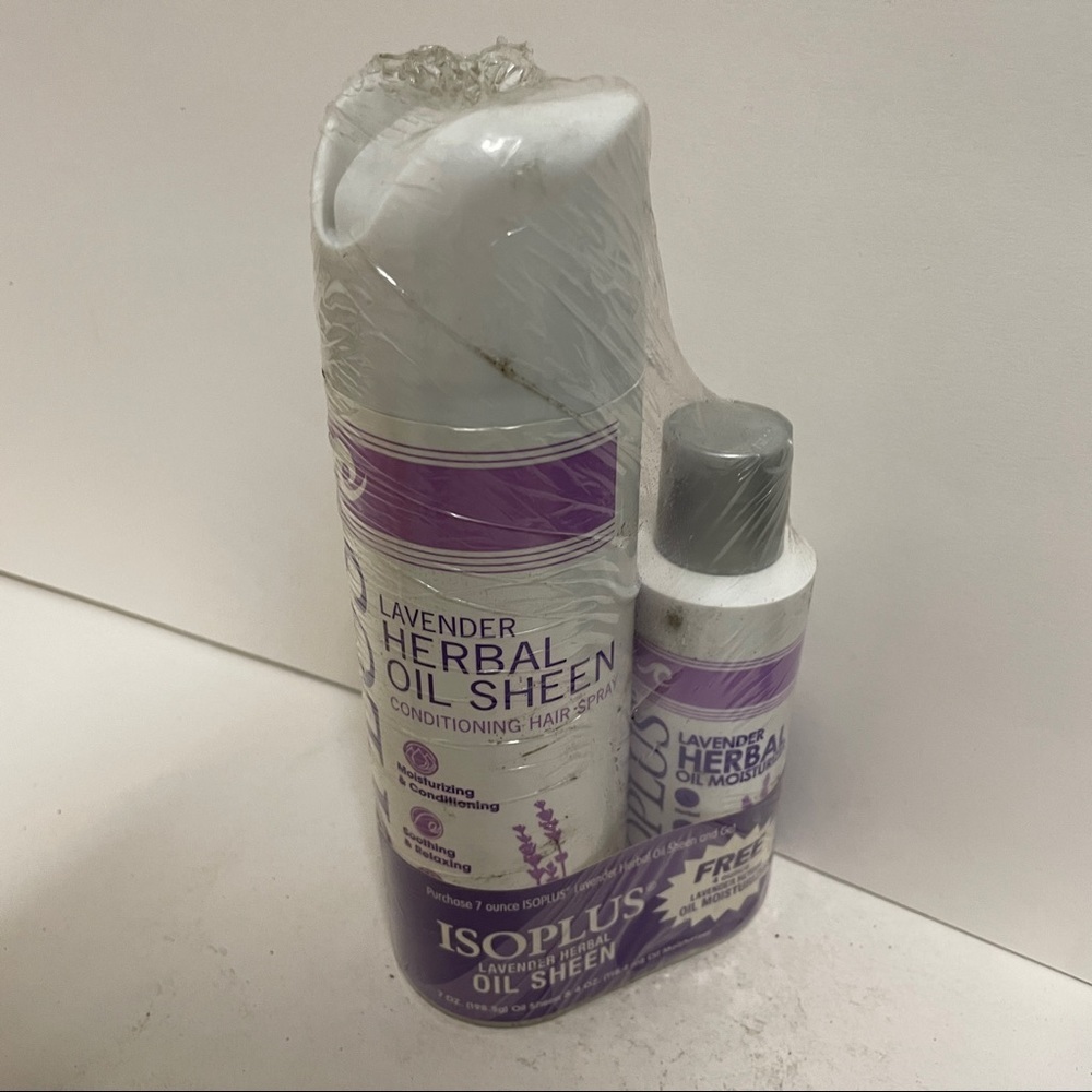 Isoplus Lavender Herbal Oil Sheen Spray And Oil